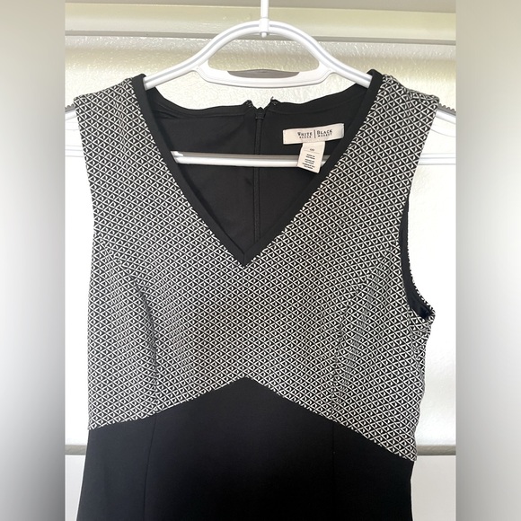White House Black Market Black and White Dress | Size 00 - Picture 3 of 5